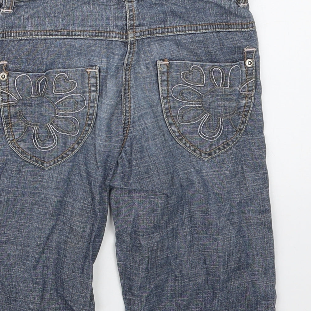 NEXT Girls Blue Denim Straight Jeans Size 6 Years