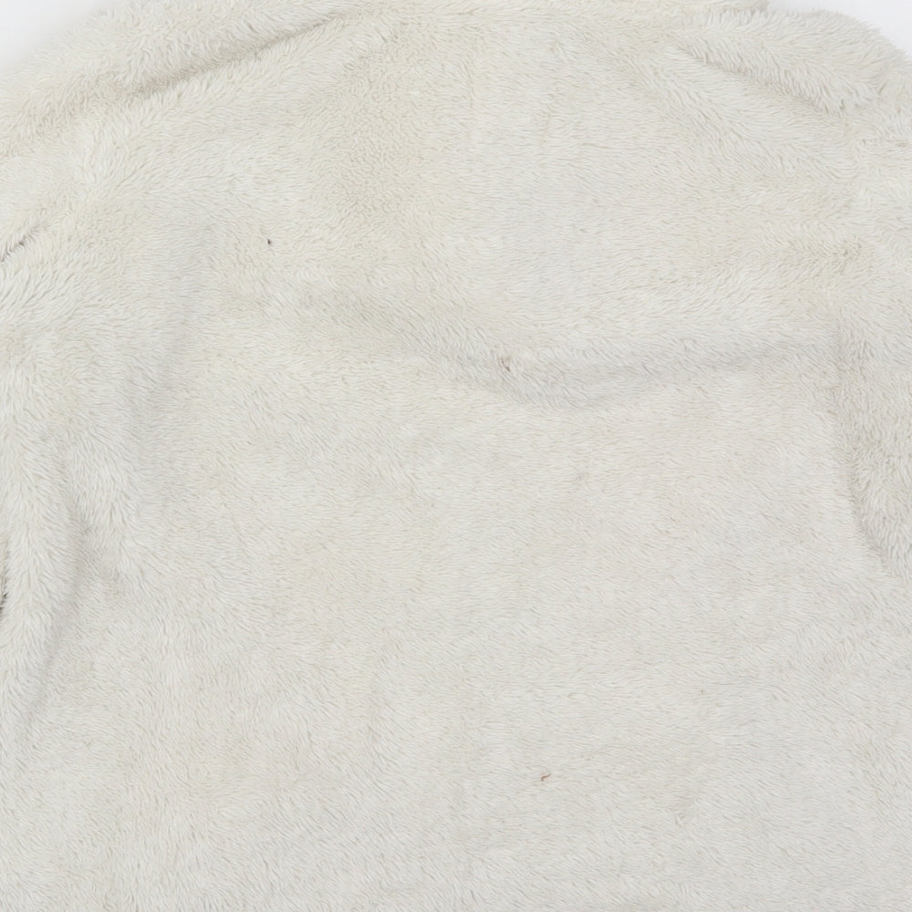 NEXT Womens White Solid Top Pyjama Top Size S