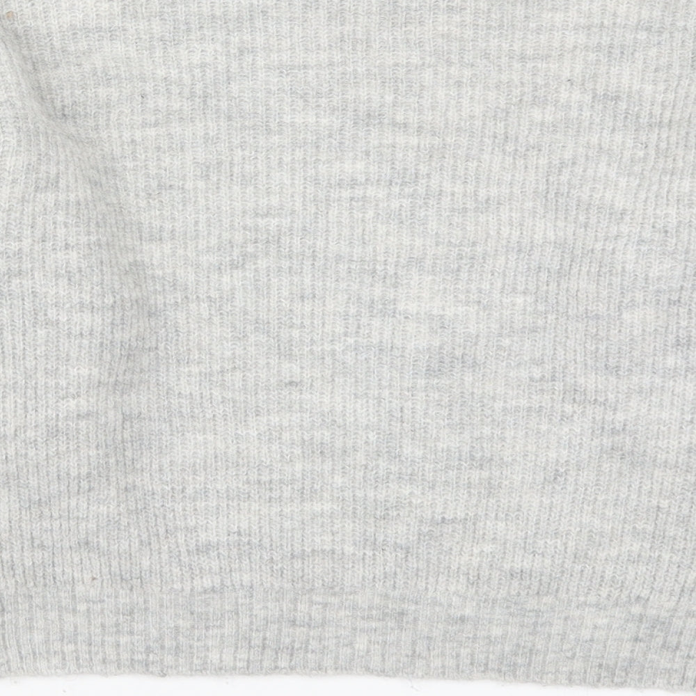 H&M Boys Grey Knit Pullover Jumper Size 11-12 Years