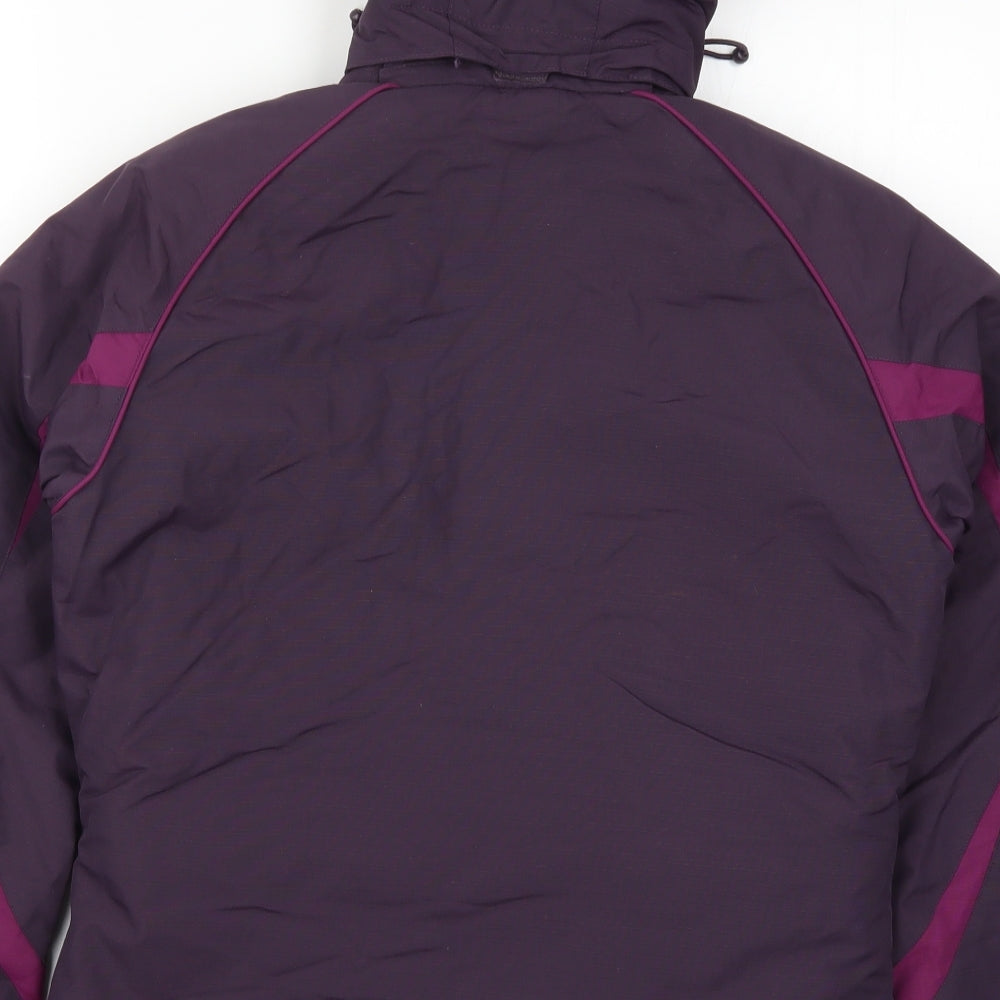 Parallel Womens Purple Windbreaker Coat Size 8