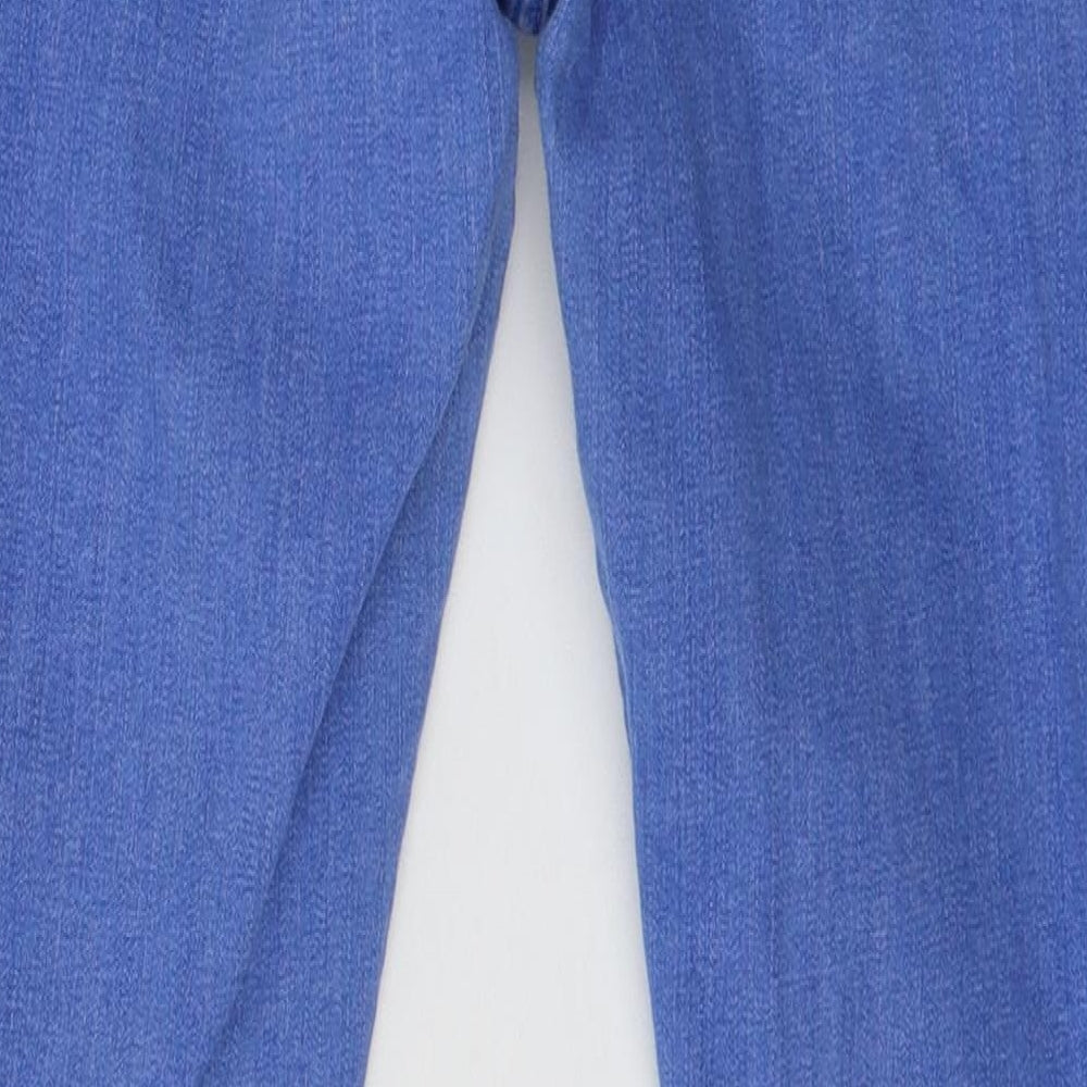 Topshop Womens Blue Denim Skinny Jeans Size 28 in L34 in