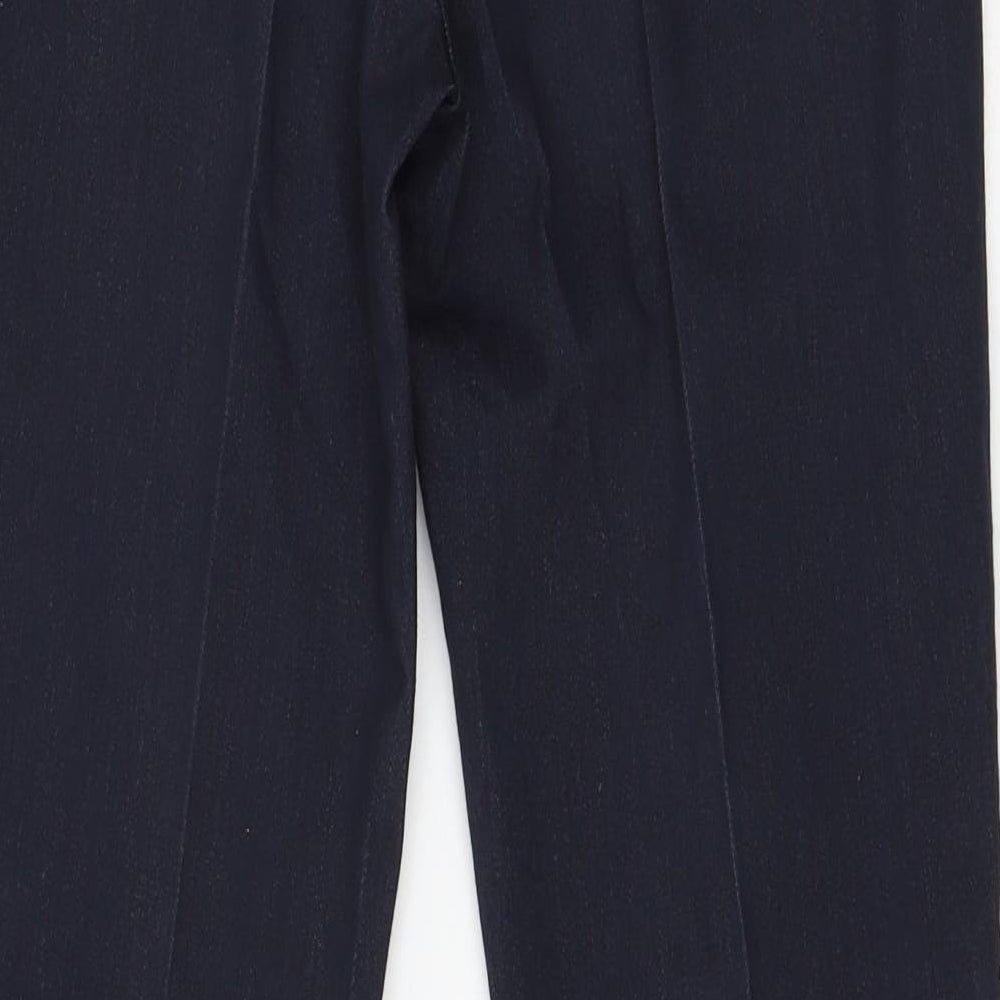 Stile Benetton Womens Blue Trousers Size 28 in L27 in