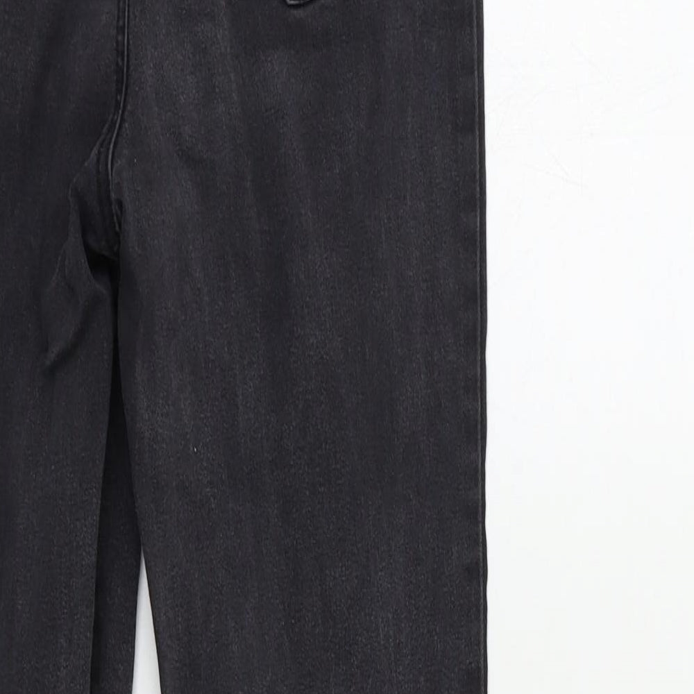 Denim & Co. Womens Grey Denim Skinny Jeans Size 12 L30 in