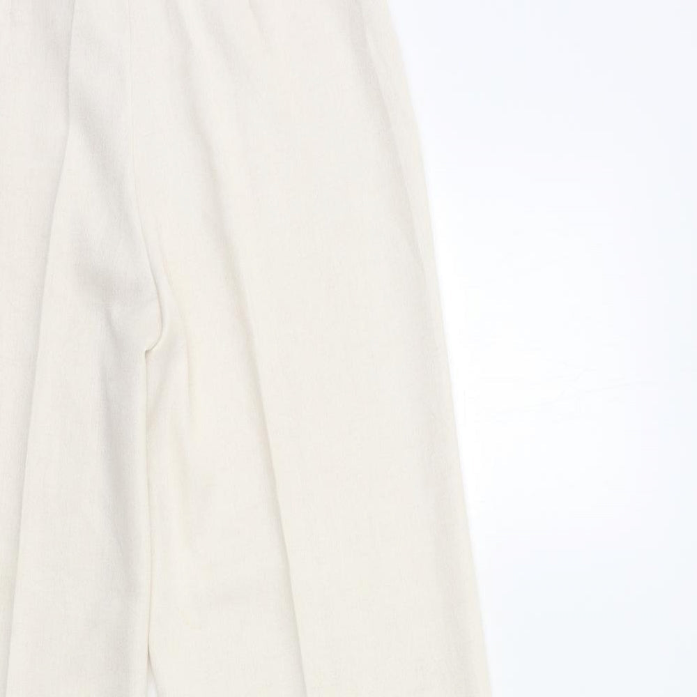 Preworn Womens Beige Trousers Size 28 in L27 in