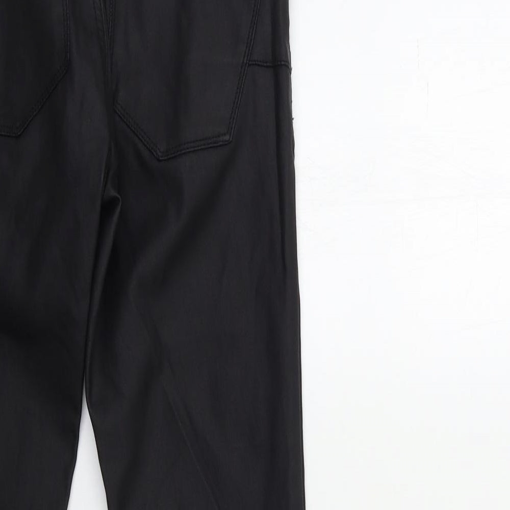 Preworn Womens Black Trousers Size 26 in L26 in