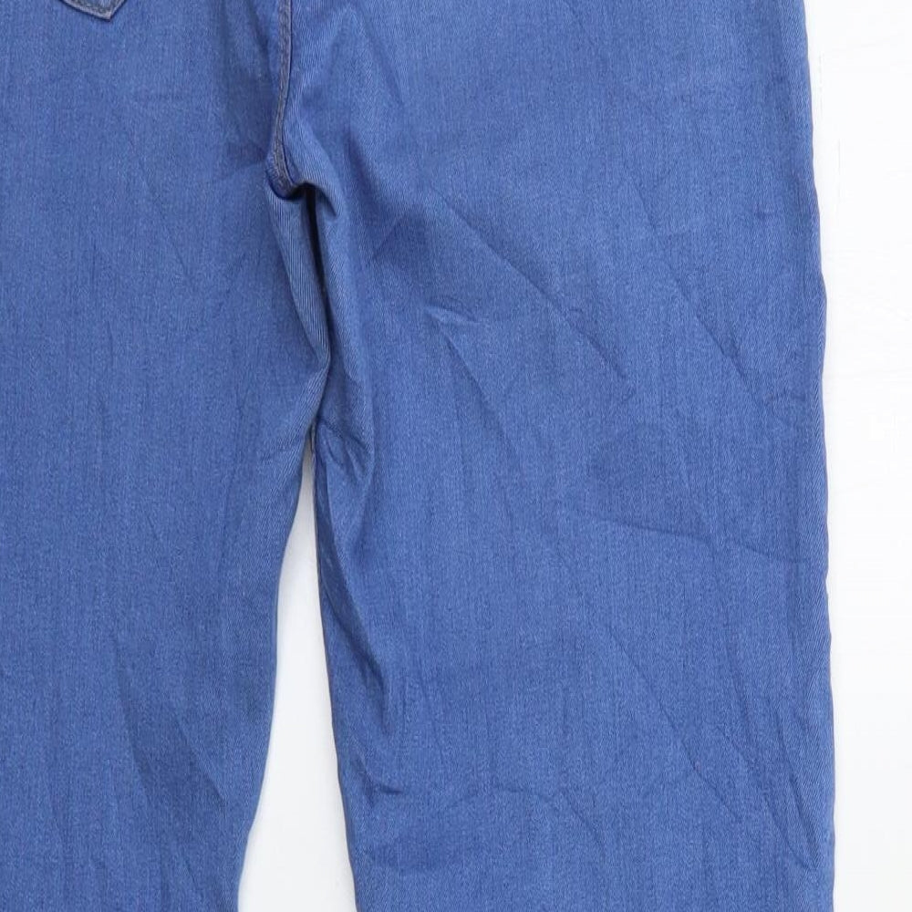 Denim & Co. Womens Blue Denim Skinny Jeans Size 12 L29 in
