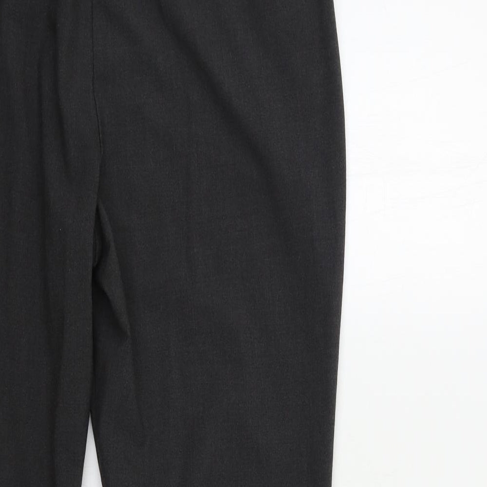 Marks & Spencer Womens Grey Trousers Size 16 L20 in