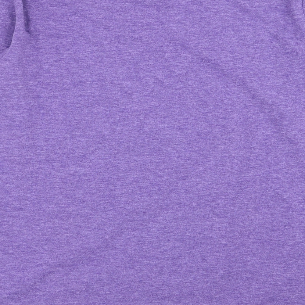 Russell Girls Purple Basic T-Shirt Size 11-12 Years