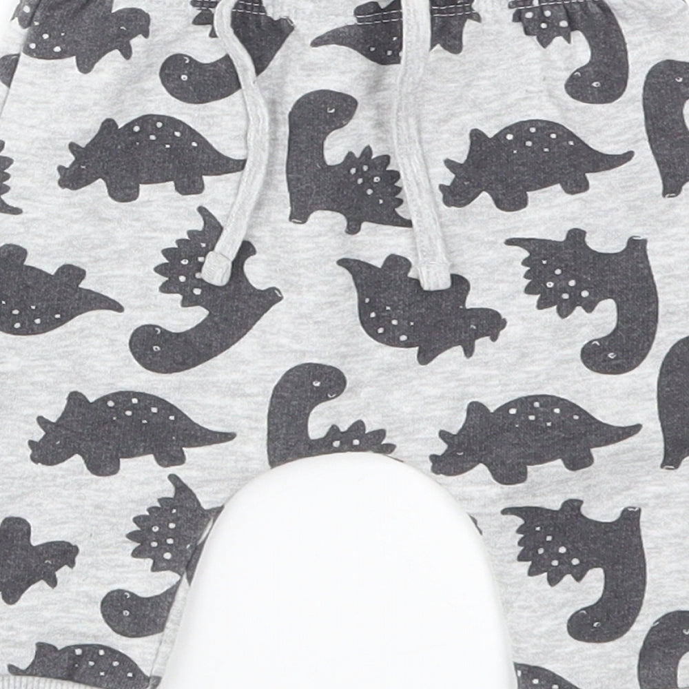 Matalan Boys Grey Animal Print Pullover Jumper Size 0-3 Months