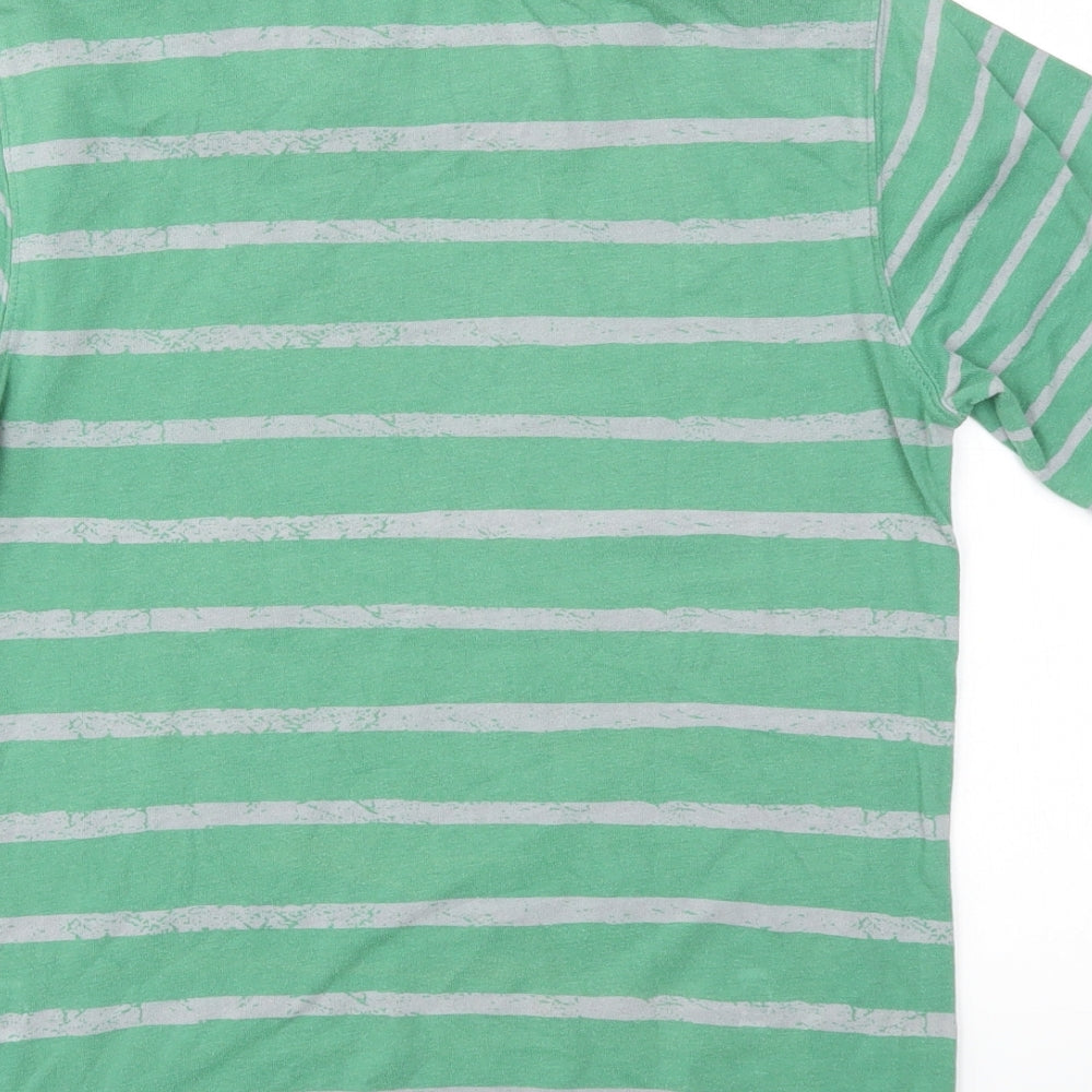 Urban Boys Multicoloured Striped Basic T-Shirt Size 9 Years