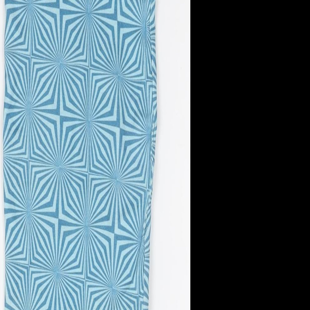 red wrechin Girls Brown Geometric A-Line Skirt One Size