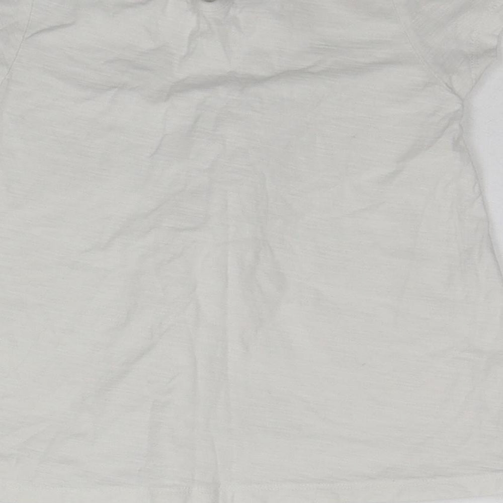 Matalan Girls White Basic T-Shirt Size 6 Years