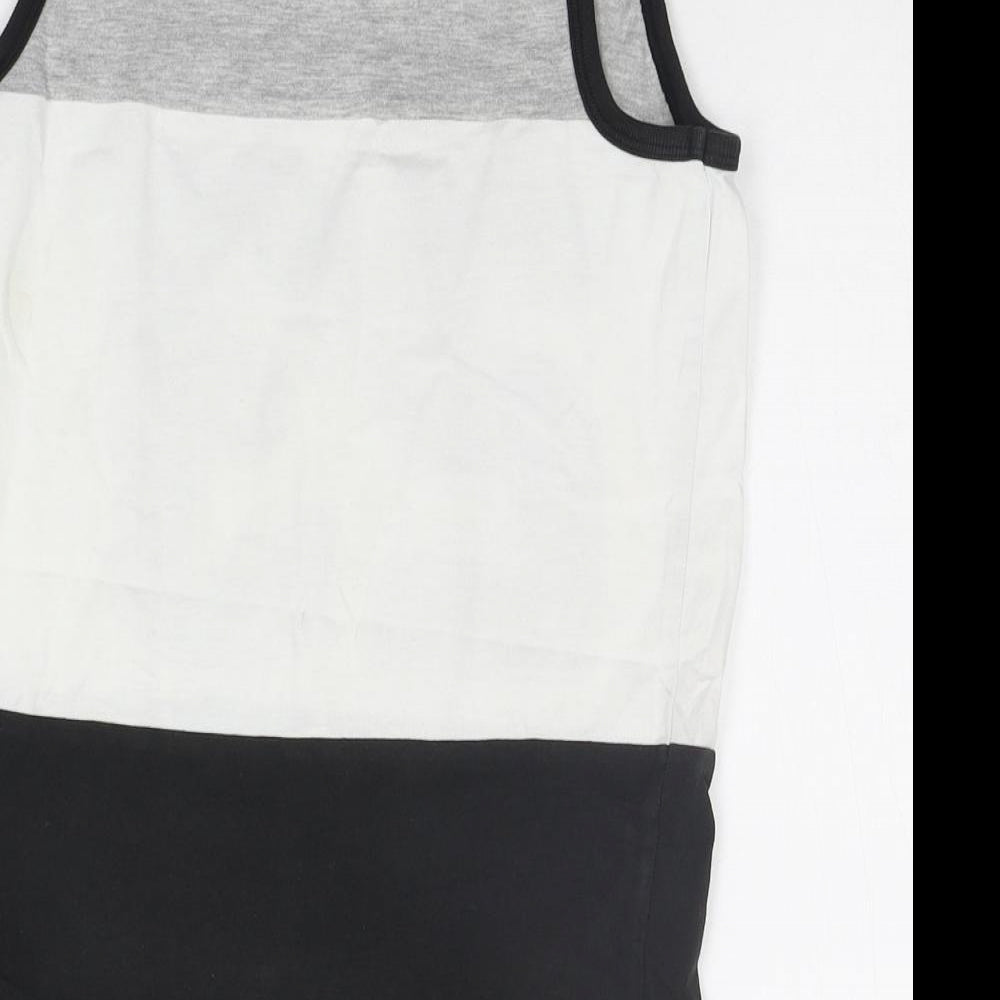 NEXT Boys Black Geometric Basic Tank Size 10 Years
