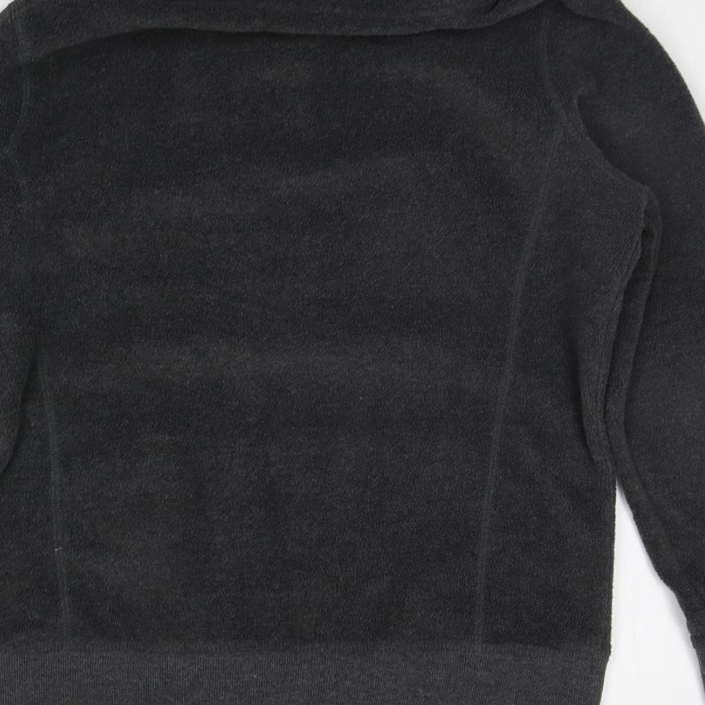 evie Womens Grey Full Zip Jumper Size 12