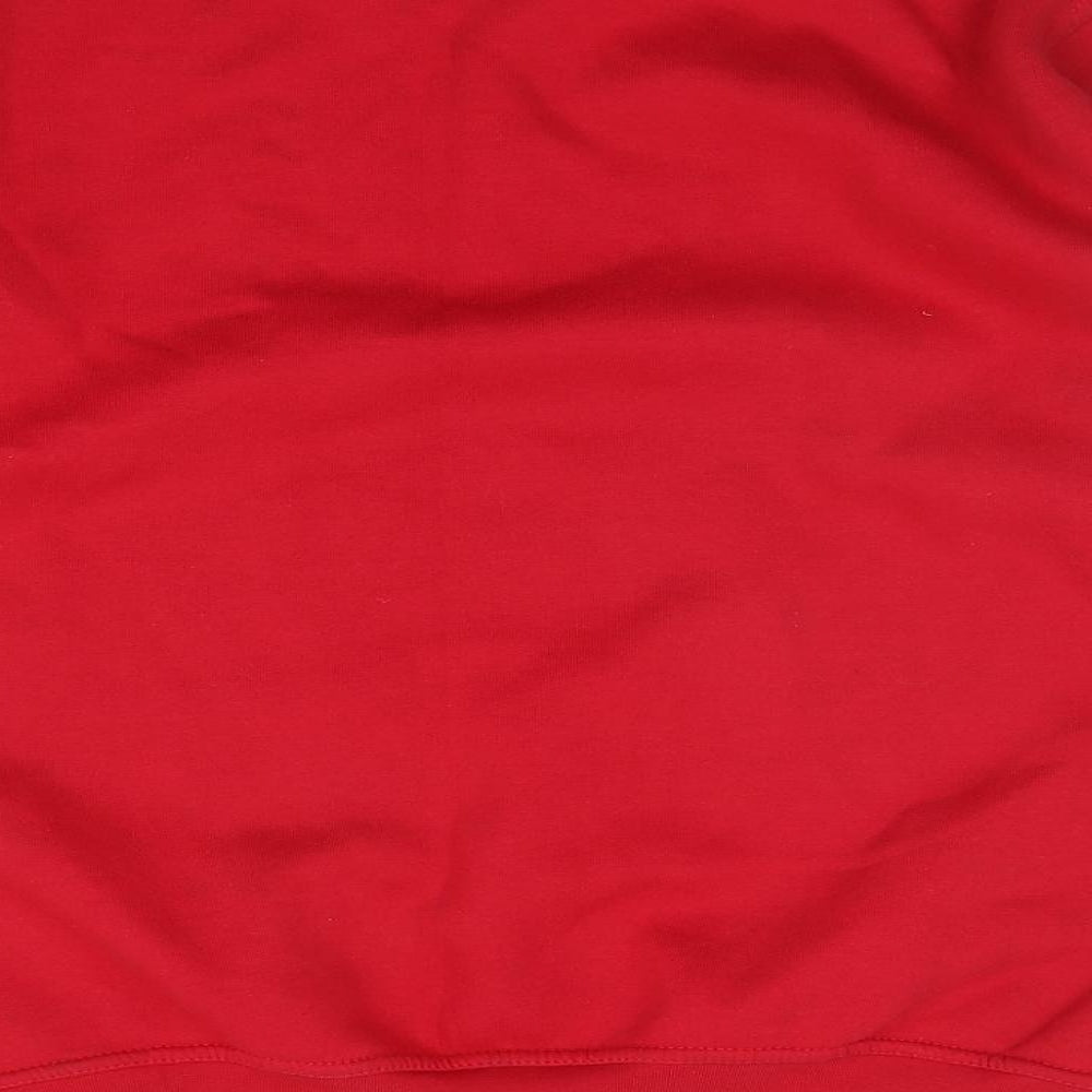 Uneek Womens Red Pullover Jumper Size M