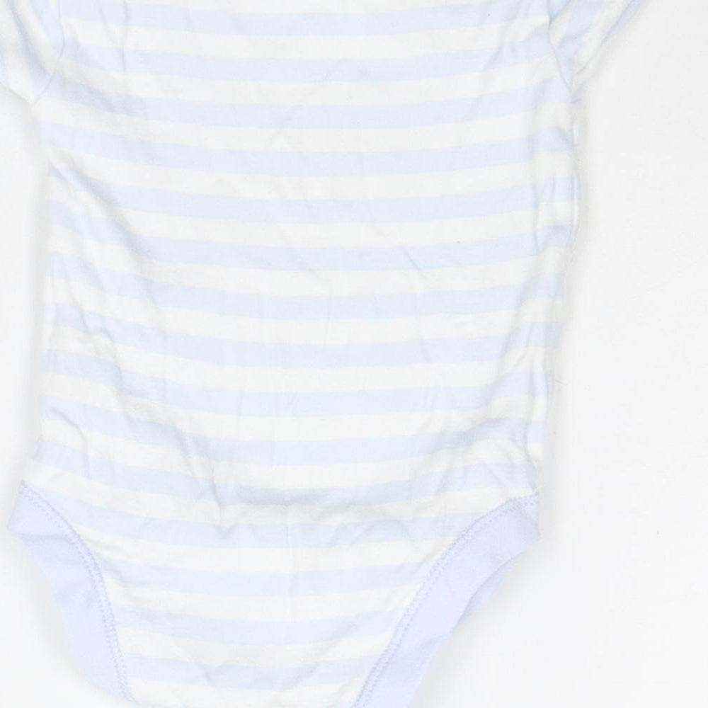 Matalan Baby Blue Striped Babygrow One-Piece Size 3-6 Months