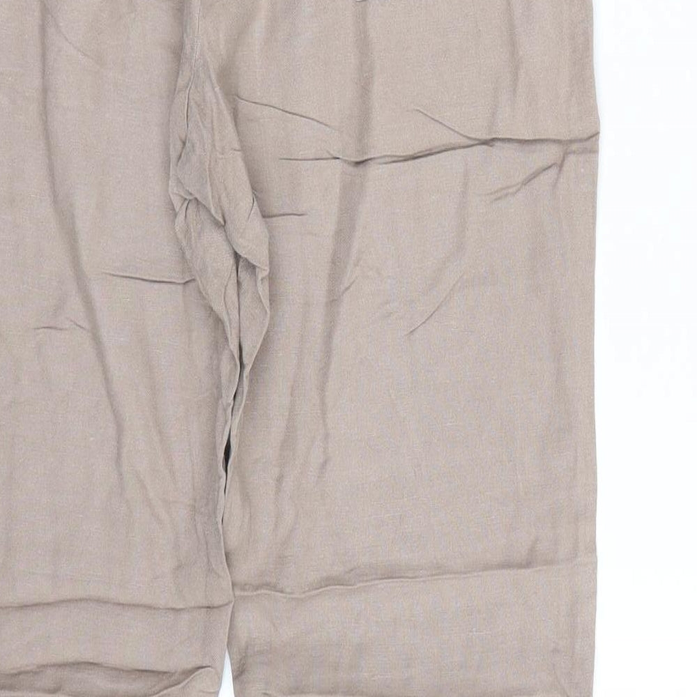 justliving Womens Brown Trousers Size M L24 in