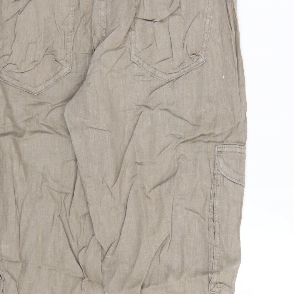 Preworn Womens Brown Trousers Size 34 L24 in