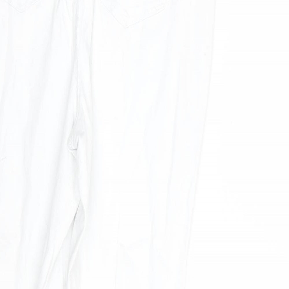 Vice Womens White Skinny Jeans Size 16 L26 in