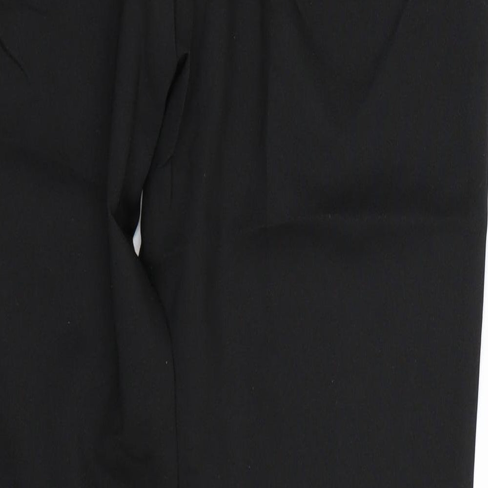 Preworn Womens Black Trousers Size XL L28 in