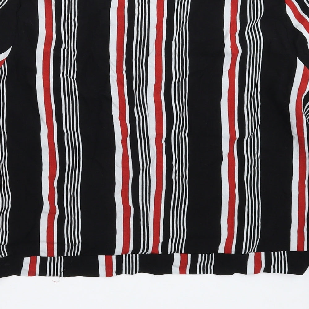 Primark Girls Multicoloured Striped Basic Blouse Size 14-15 Years