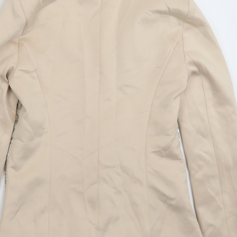 eve Womens Beige Jacket Blazer Size 10
