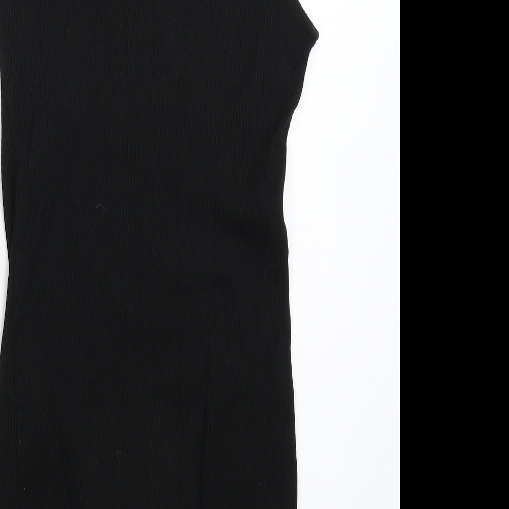 PRETTYLITTLETHING Womens Black Bodycon Size 12