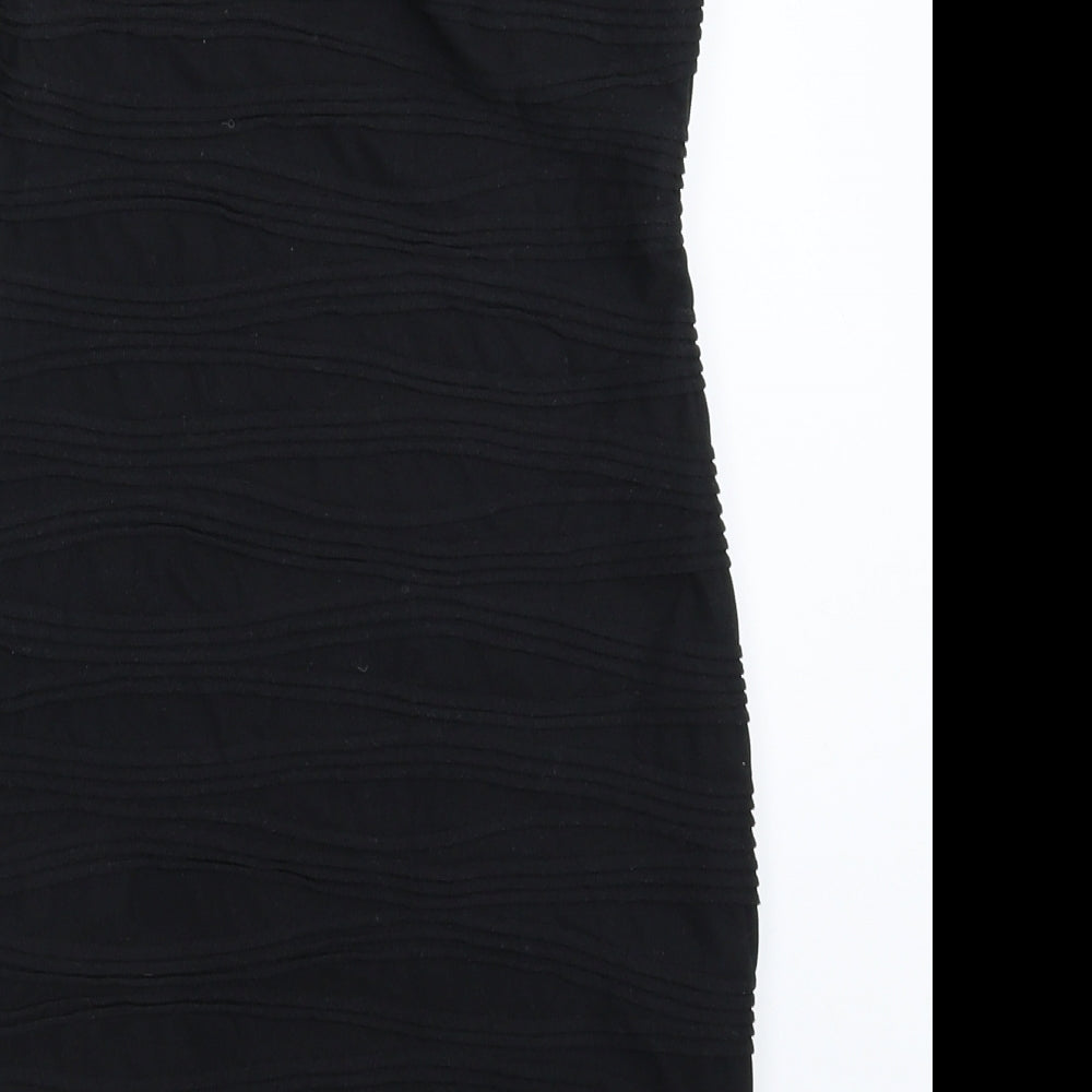 Boohoo Womens Black Mini Size 8