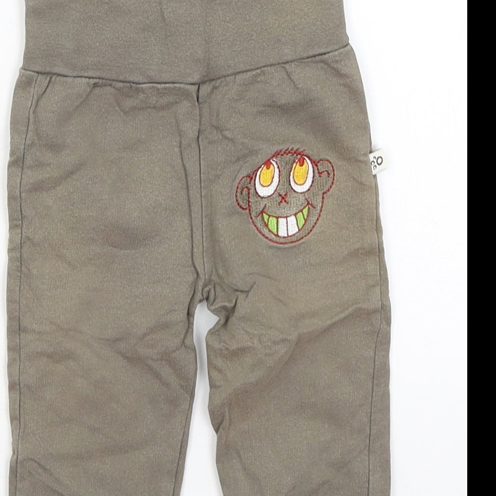 My Little Bear Baby Green Jogger Trousers Size 3-6 Months