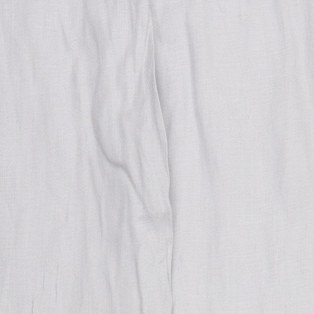 Savida Womens Grey Pedal Pusher Trousers Size 14 L25 in