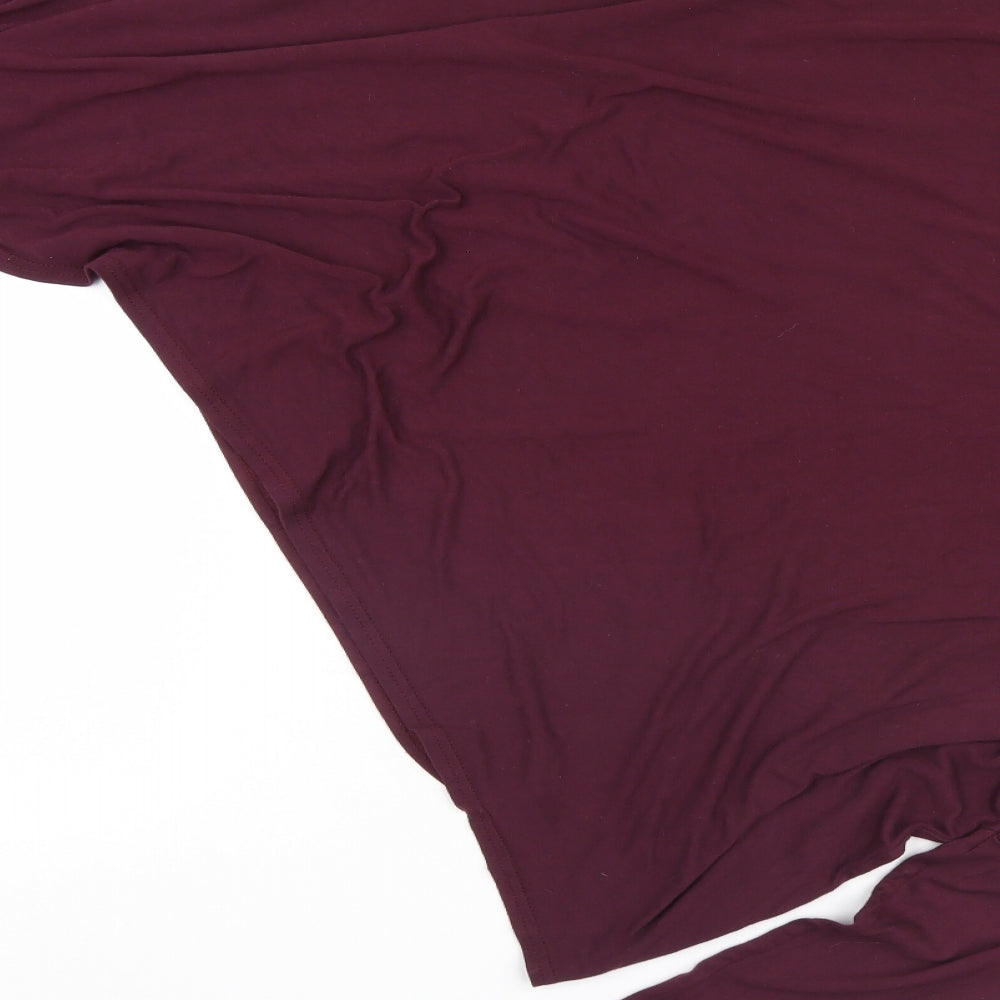 Select Womens Pink Basic Blouse Size 14