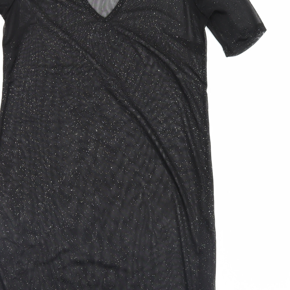 River Island Womens Black Slip Dress Size 10
