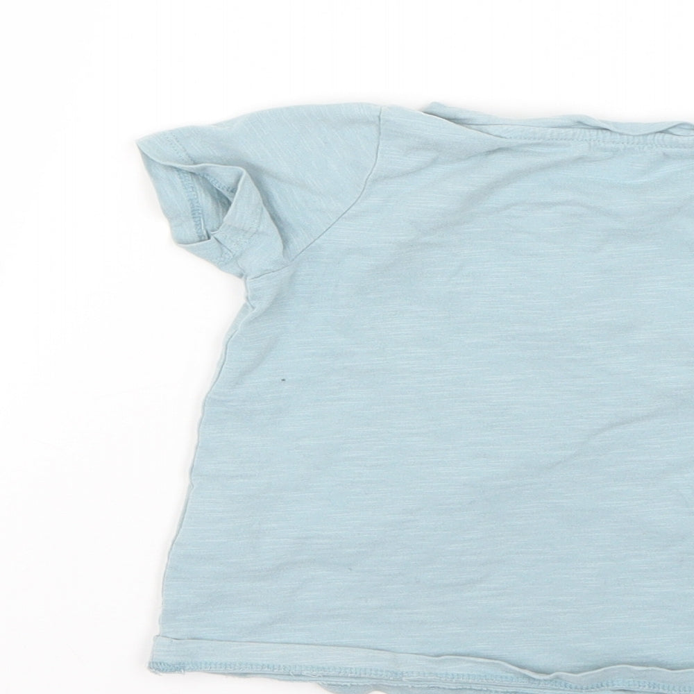 Preworn Boys Blue Basic T-Shirt Size 2 Years