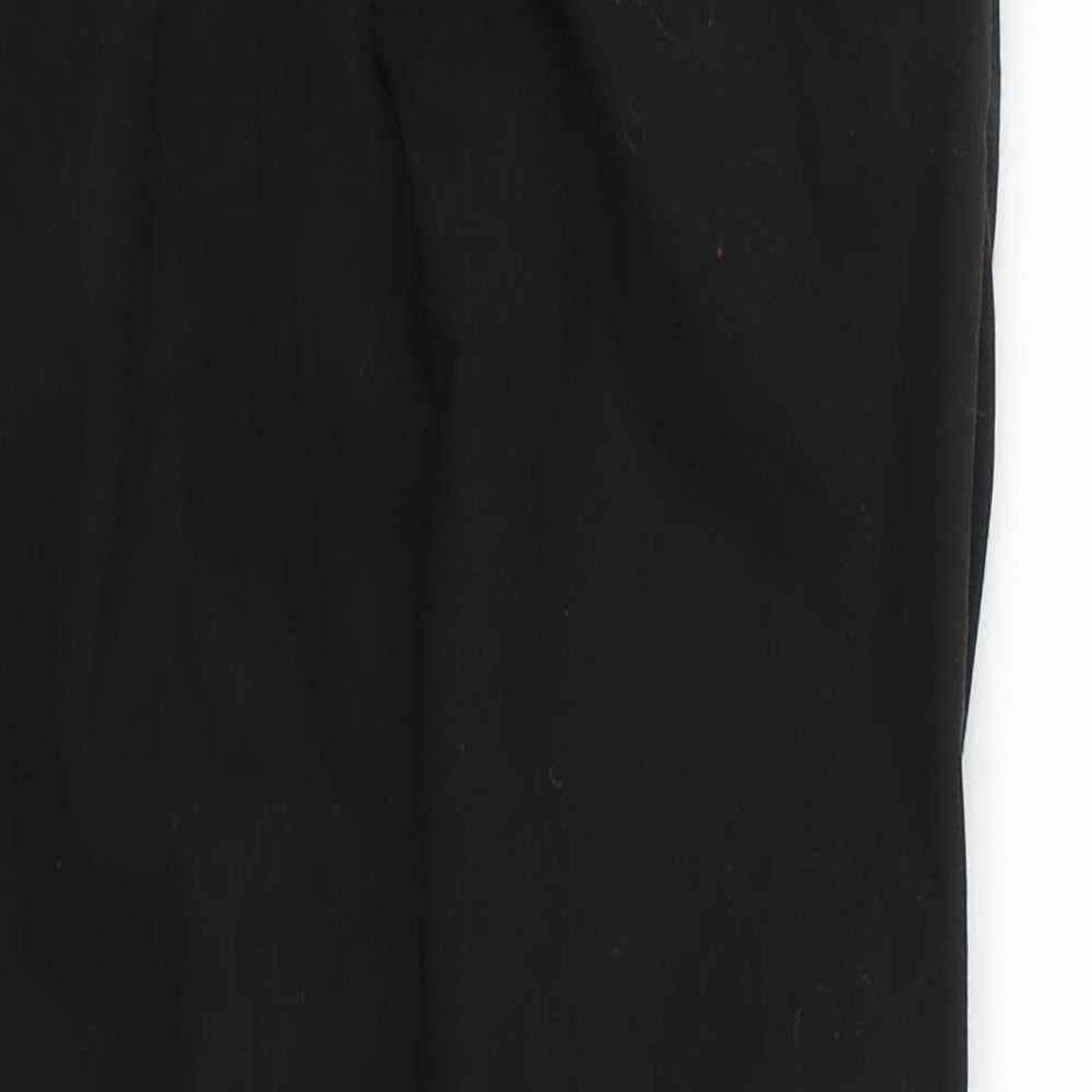 Next Boys Black Cropped Trousers Size 9 Years