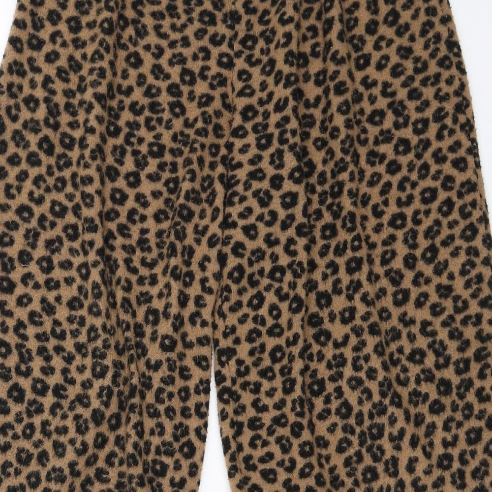 H&M Girls Beige Animal Print Top Pyjama Pants Size 9-10 Years