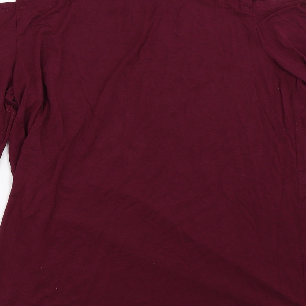 Gap Womens Purple Basic T-Shirt Size M