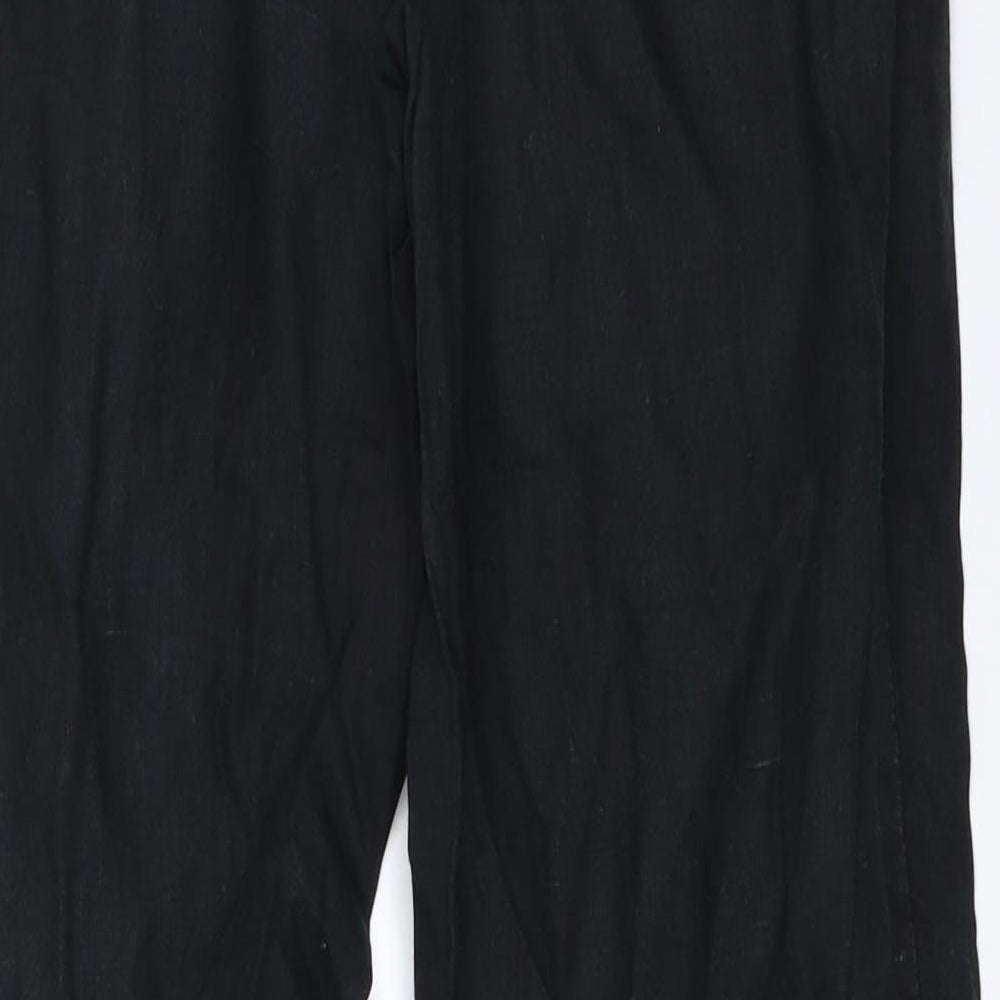 Yessica Womens Black Trousers Size 38 L29.5 in