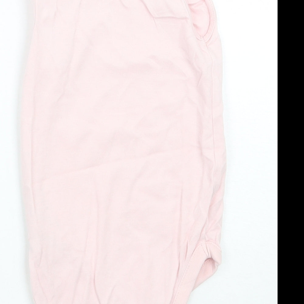 Next Girls Pink Babygrow One-Piece Size 12-18 Months