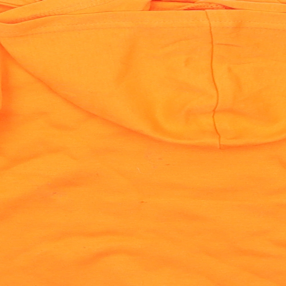 Preworn Boys Orange Pullover Hoodie Size 2 Years