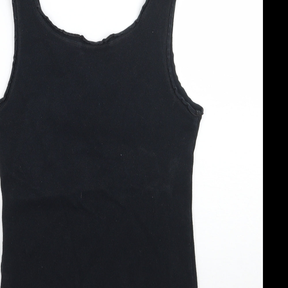 Marks & Spencer Womens Black Basic Tank Size 12