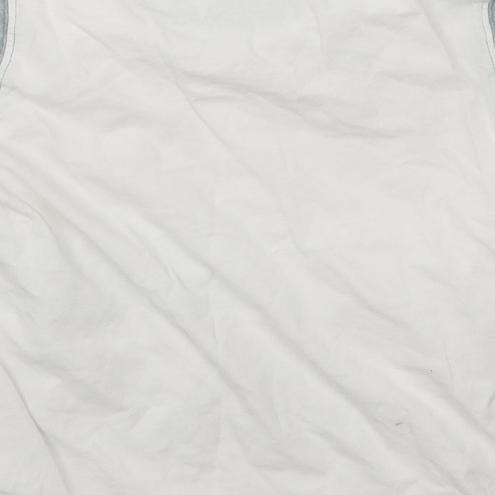 Cherokee Boys White Basic T-Shirt Size 4-5 Years