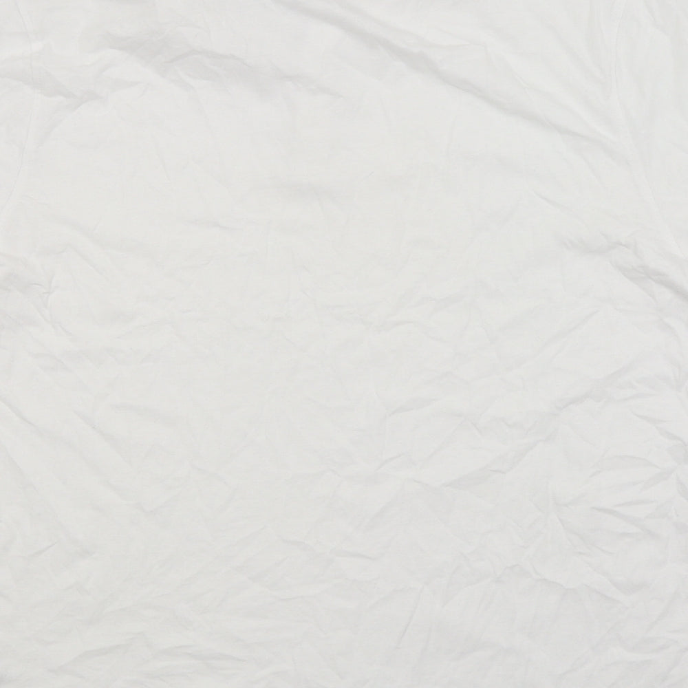 New Look Mens White Polo Size XL