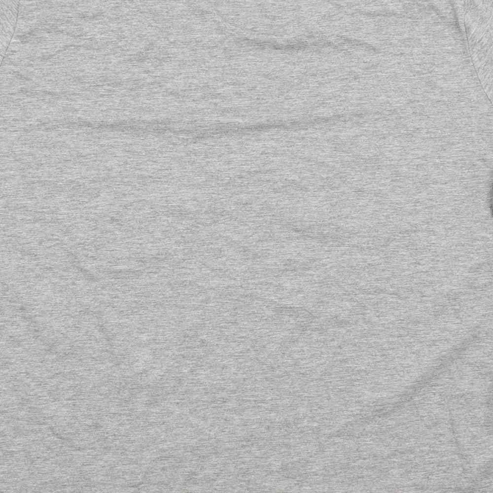 FOXBURY Womens Grey Basic T-Shirt Size 16