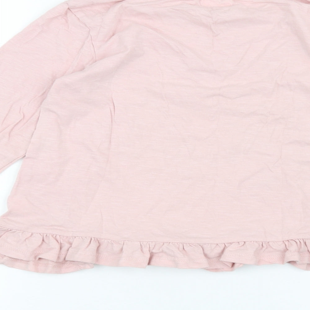 NEXT Girls Pink Basic T-Shirt Size 10 Years