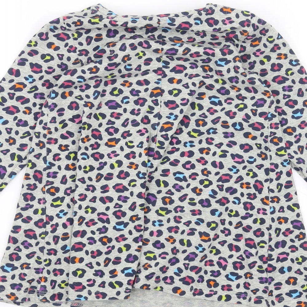 Land's End Girls Grey Basic T-Shirt Size 3 Years
