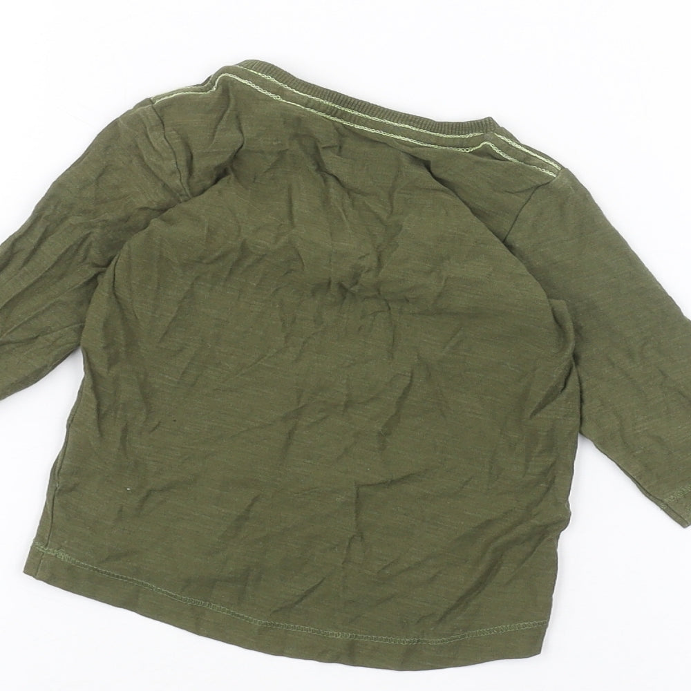 Next Baby Green Basic T-Shirt Size 6-9 Months