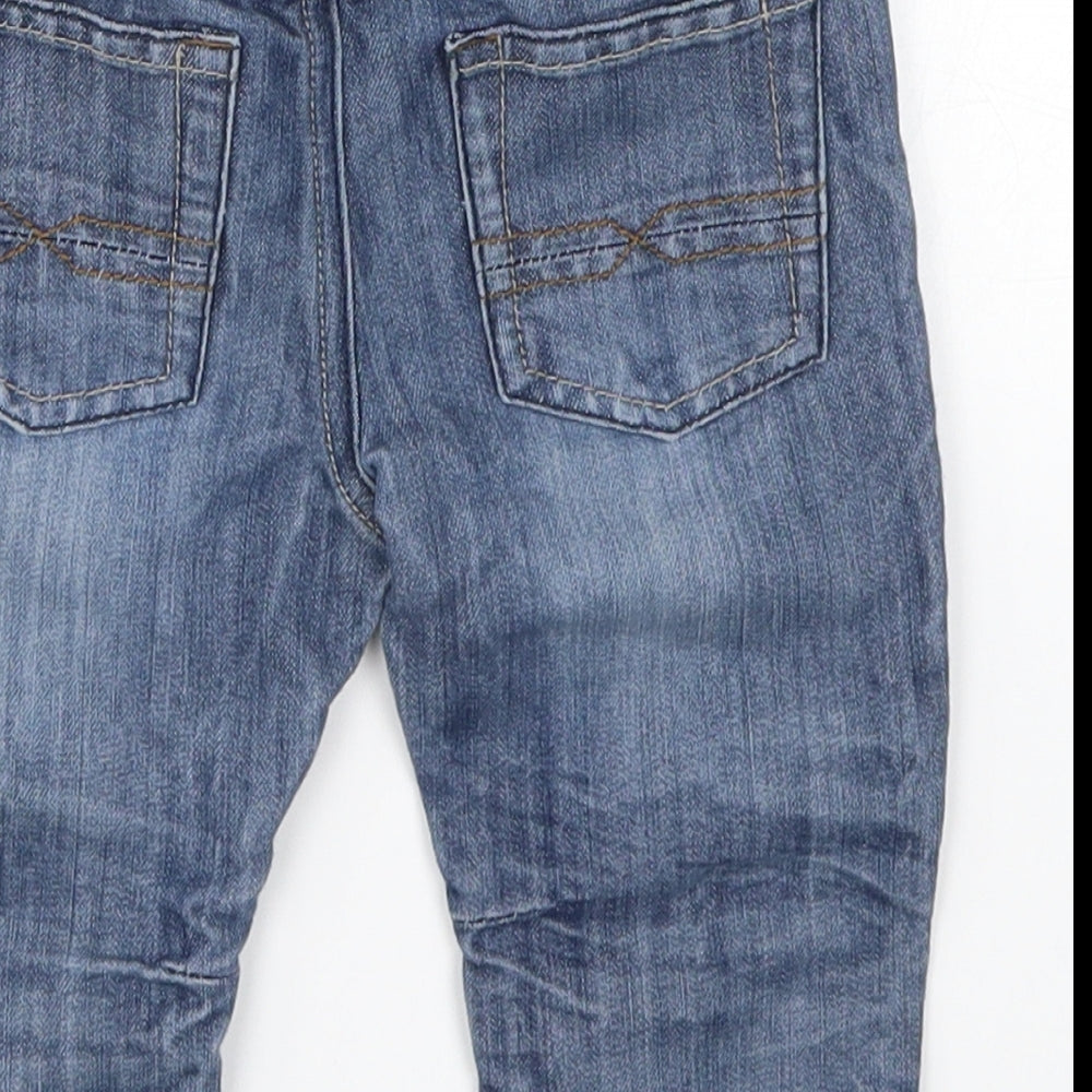 Matalan Boys Blue Denim Capri Jeans Size 9-12 Months
