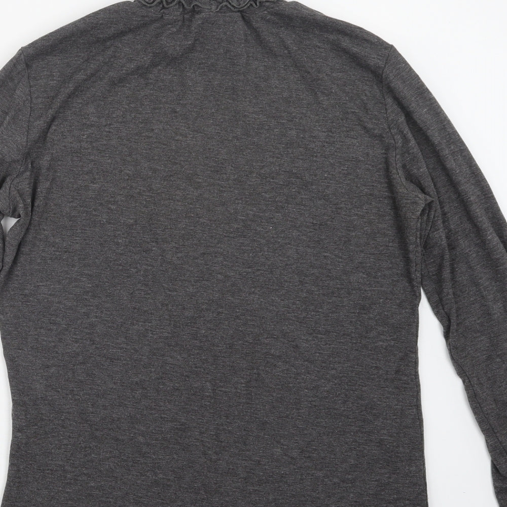 Preworn Womens Grey Knit Pullover Jumper Size 10