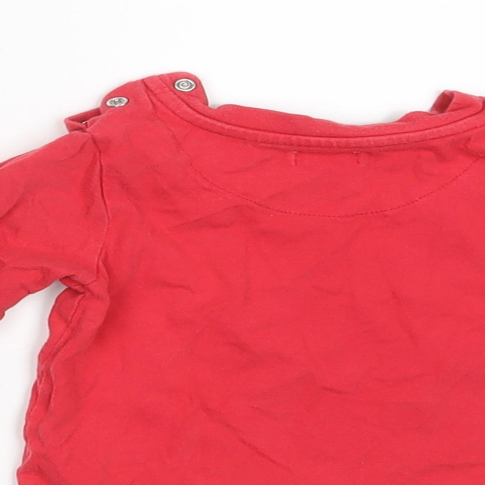 BHS Baby Red Basic T-Shirt Size 18-24 Months