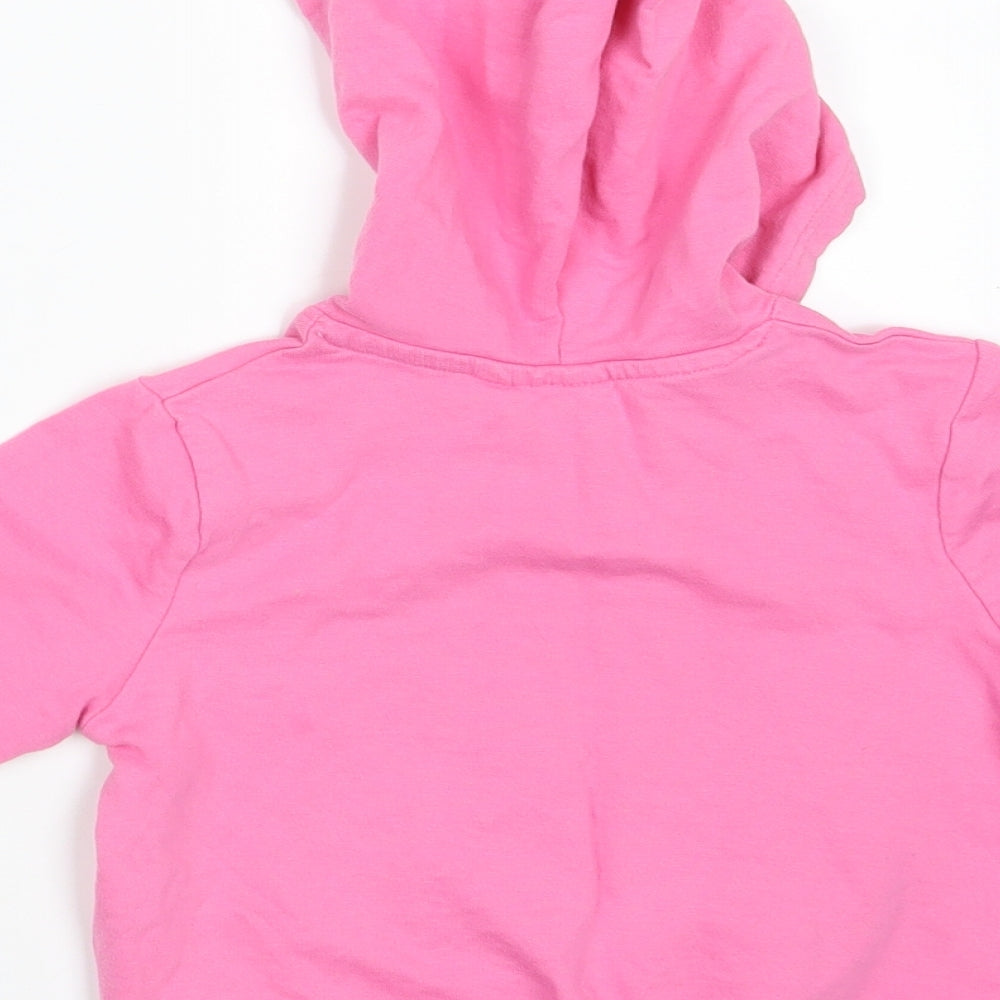 Minnie Mouse Girls Pink Pullover Hoodie One Size